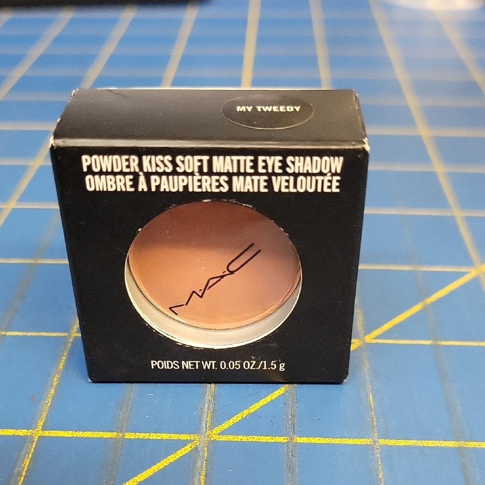 MAC Cosmetics Powder Kiss Soft Matte Eye Shadow - My Tweedy New in Box